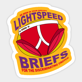 Lightspeed Briefs Sticker